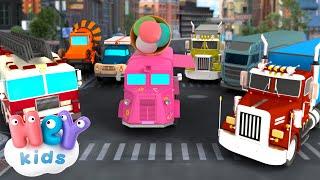 Canzone del camion  | Veicoli per bambini | HeyKids Italiano