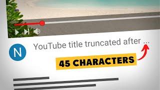 What is the best YouTube video title length?