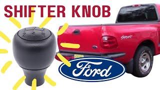 How to REPLACE the SHIFTER KNOB Ford F150 F250 F350 Ranger Bronco Manual Transmission STICK SHIFT