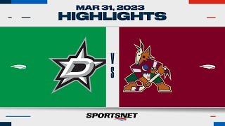 NHL Highlights | Stars vs. Coyotes - March 31, 2023