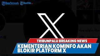 TRIBUNPALU BREAKINGNEWS : KEMENTERIAN KOMINFO AKAN BLIKOR PLATFORM X