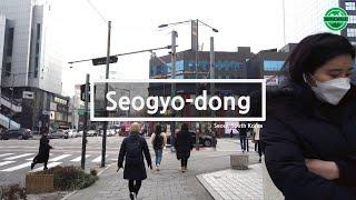 [4k60fps] 서교동 걷기, Seogyo-dong, Seoul, South Korea, 2020-02