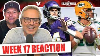 Reaction to Packers-Vikings, Jets-Bills, Broncos-Bengals, Chargers-Patriots | Colin Cowherd NFL