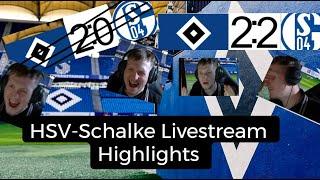 HSV vs SCHALKE 04 LIVE REAKTION HIGHLIGHTS (Livestream Highlights)