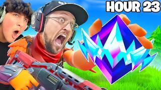 UNREAL in 24 Hours! Fortnite Ranked Challenge (Dad Vs Son)