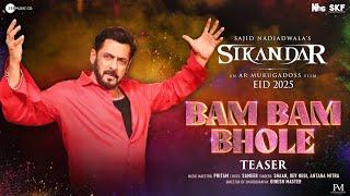 Bam Bam Bhole - Sikandar Holi Song | Salman Khan | Rashmika | Pritam | Dev Negi | Antra Mitra