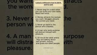 millionaire's advice for success ? #shorts #motivation #success