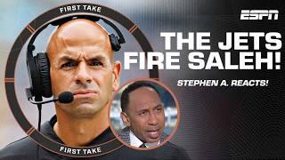  BREAKING!  Stephen A. & Shannon Sharpe's FIRST RESPONSES to Robert Saleh's firing! | First Take