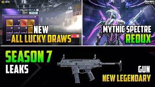 Mythic Spectre Redux + Season 7 All Lucky Draws CODM - Legendary Guns COD Mobile Leaks