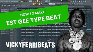 How To Make EST Gee Type Beat 2024 (TUTORIAL) @vickyferribeats