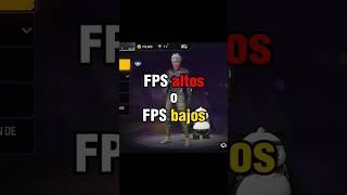 FPS ALTOS o FPS BAJOS? #tips #fps #freefire #kenay