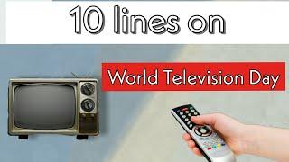 world television day information | 10 lines on world television day |