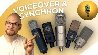 Welches Mikrofon für Sprecher Voiceover & Synchronprecher