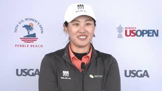 Xiyu Janet Lin Thursday Flash Interview 2023 US Women's Open