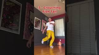 Level up your top rocks by adding levels with a fish tail! #dancetutorial #toprocks #breakdance