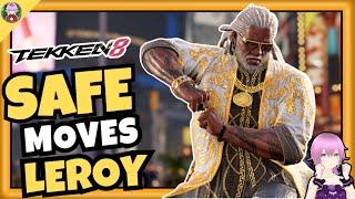 Leroy SAFE on BLOCK Moves | Parry, Baits, Plus on Block Moves | Tekken 8 Tutorial