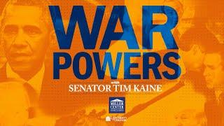 Senator Tim Kaine on the Miller Center's National War Powers Commission [04/20/2018]