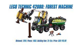 LEGO Technic 42080: Forest Machine In-depth Review & Speed Build [4K]