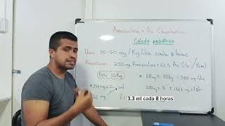 Cómo CALCULAR la dosis de AMOXICILINA MAD ACIDO CLAVULÁNICO en niños