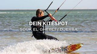 DEIN KITESPOT - Kitesurfen in Souk El Ghebli, Südlagune, Djerba, Tunesien