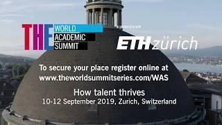 Join us at the THE World Academic Summit 2019 in Zurich | Joël Mesot