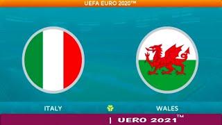 UEFA EURO 2020 - 2021 ITALY v WALES | Group Stage - Matchday 3 | Group A