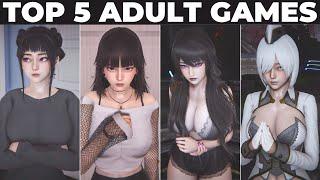 Top 5 Adult Games || High Graphics Adult Games For Android & Pc || Part 1 || October 2024