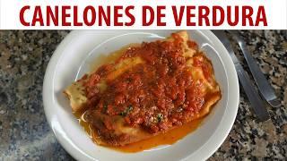 Cómo hacer canelones de verdura con panqueques