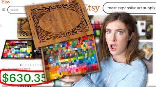 I Tested Etsy's Most EXPENSIVE Art Supply..$600??