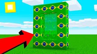  Fui para o BRASIL no MINECRAFT (é verdade, funciona!)