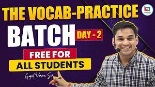 Vocab Practice Batch {Day -02 } सबसे ज़रूरी Class By Gopal Verma Sir #ssc #ssccgl  #english