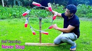 How to make perpetual motion Machine !! Self running flywheel !! Free energy !! K Maker