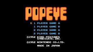 ファミコン ポパイ Bゲーム1ループ　NES POPEYE B-GAME ALL