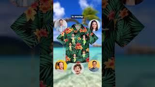 Custom Photo Hula Dancing | Personalized Hawaiian Shirt