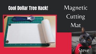 Magnetic Cutting Mat | DIY | Dollar Tree Hack