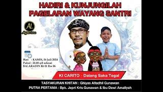 LIVE WAYANG SANTRI (BERSAMA KI DALANG CARITO || LAKON: LUPIT MBANGUN DESA  || BALARADIN - KAB. TEGAL