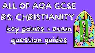 All of GCSE RS Christianity Beliefs & Teachings & Practices key notes + exam questions