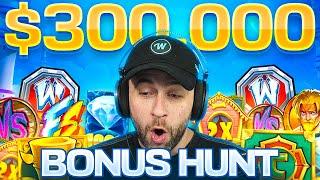 CRAZY  $300,000 BONUS HUNT  OPENING!! 25+ HUGE BONUSES!! (Highlights)