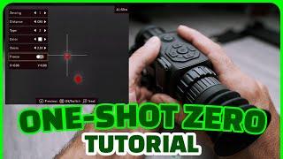 AGM One Shot Zero TUTORIAL | How to Zero your Thermal | Rattler/Adder/Varmint