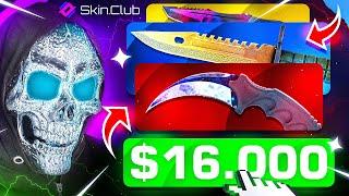 SKINCLUB $16.000 CASE BATTLES WITH NEW CASES?! (Skinclub Promo Code 2024)