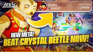 We discovered the LATEST META w/o Phraesto for the Crystal Beetle Primal Lord!!【AFK Journey】