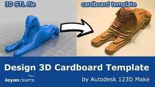 How to generate 3D cardboard template