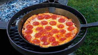 How To Make Pan Pizza Over An Open Fire