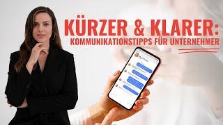 Effiziente Kommunikation: Wie kurze Nachrichten den Businesserfolg steigern