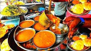 Famous KURMA PURI - Kolhapur Ka Favourite Breakfast | कोरमा पुरी नास्ता Rs.40 | Indian Street Food