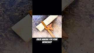 Ruler making for your workshop#ruler #diy #woodworking #workshop #handmade