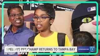 Scripps National Spelling Bee champion returns to the Tampa Bay area