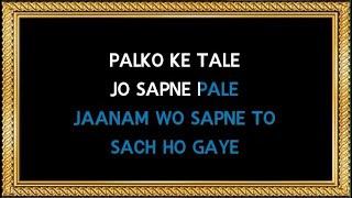 Palkon Ke Tale Jo Sapne Pale Karaoke (With Female Vocals) - Amit Kumar & Kavita Krishnamurthy