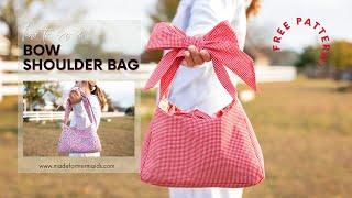 How to sew a bow shoulder bag