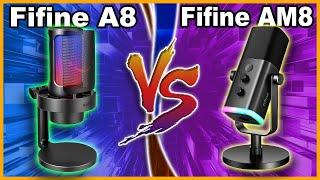 Fifine Ampligame A8 vs Fifine Ampligame AM8 - Best Gaming Microphone 2023